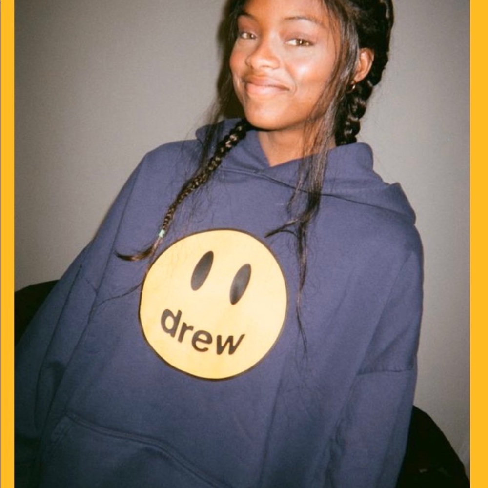 SOLD DREW HOUSE mascot hoodie - navy